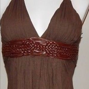Sky Brown Tank Top